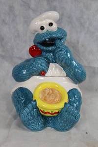 lot 150 image: 1993 Jim Henson Cookie Monster Cookie Jar