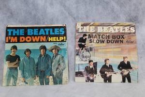 lot A-188 image: Lot of 2 The Beatles Vinyl Records with Original Sleeves