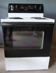 lot 52 image: WHIRLPOOL ELECTRIC STOVE