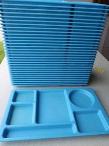 lot 63 image: CAMBRO FOOD TRAYS