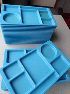 lot 70 image: 28 CAMBRO FOOD TRAYS.