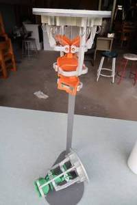 lot 85 image: LOUIS TELLIER MANUAL UPRIGHT PEELER WITH 2 ATTACHMENTS