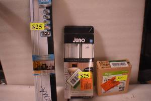 lot 14 image: 1. LED Tape 2. Under Cabinet Fixture 3. Under Cabinnet Fixture