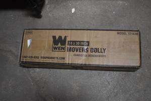 lot 51 image: WEN 721830 1320-Pound Capacity 18-by-30-Inch Hardwood Movers Dolly, 2-Pack
