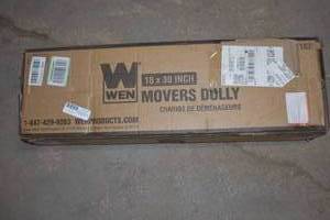 lot 63 image: WEN 721830 1320-Pound Capacity 18-by-30-Inch Hardwood Movers Dolly, 2-Pack