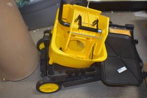 lot 71 image: Mop Bucket and Janitorial Cart