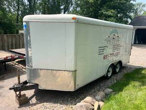 2004 Enclosed Utility Trailer Setup for Lawn Service