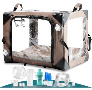 Pet Oxygen Cage for Cat & Dogs to Obtain Oxygen/Nebulizing Care