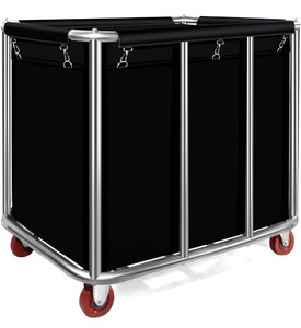 lot 126 image: Commercial Laundry Cart - 35.4x25.6x31.5