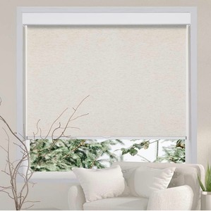 lot 142 image: Persilux Cordless Blinds - 21x72 - Cream