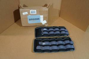 lot 102 image: Adjustable Weight Ankle Weights - 1-20lbs