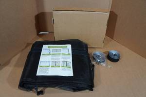 lot 116 image: Magnetic Garage Screen Door for Two Car Garage - 16x8