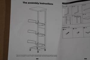 lot 123 image: 5-Gallon Water Jug Storage Shelf
