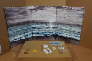 lot 132 image: 3-Piece Canvas Wall Art - 16x24