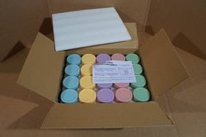 lot 162 image: Set of 20 Glass Baby Food Storage Containers