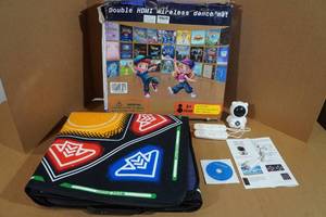 lot 205 image: Double HDMI Wireless Dance Mat