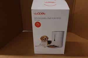 lot 10 image: WoPet 7L Dry Food Automatic Feeder with Camera
