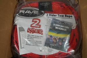 lot 87 image: 2 Rave Sports 2-Rider Tow Ropes