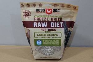 lot 67 image: Boss Dog Freeze Dried Dog Treats -Lamb Recipe