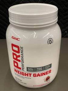 IN 3 - GNC Pro Performance Weight Gainer - Strawberries & Cream - 2.42 lb
