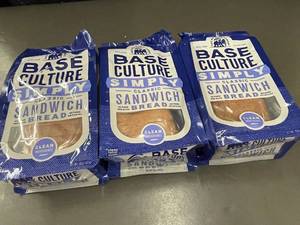 lot 5 image: WA 3 - Base Culture Simply Classic Sandwich Bread - Gluten Free, 16oz 3 Loaves