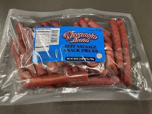 lot 11 image: MD 3 - Wisconsin-Made Beef Sausage Snack Pieces, 28 Oz
