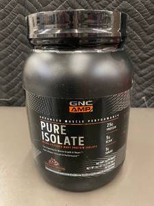 lot 19 image: TROL - GNC AMP Pure Isolate Micro-Filtered Whey Protein Isolate, 34.1 Oz