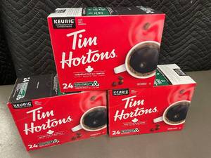 lot 21 image: TROL - Tim Hortons Coffee Capsules K-Cup Packs - 72 Count Total