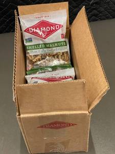 lot 23 image: TROL - Diamond Shelled Walnuts Pack of 12, 2.25oz Each