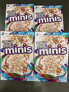 lot 42 image: WA 3 - 4 Boxes of Cinnamon Toast Crunch Minis Cereal 12.3 oz Each