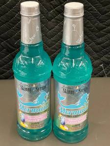 lot 51 image: TROL - Set of 2 Jordans Skinny Syrups Mermaid Flavor Burst 750ml Bottles