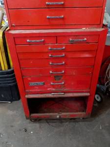 lot 1 image: Used REMPRO Tool Chest with Various Hand Tools