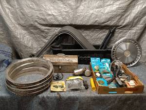 lot 9 image: Collection of Automotive Accessories with Tool Box and Spare Parts