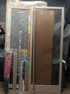 lot 52 image: Assorted Lot of Door and Window Frames with Insulation and Sealing Products