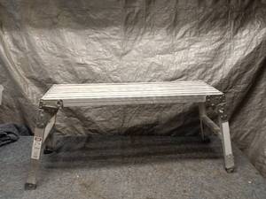Folding Aluminum Work Platform Step Stool