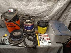 lot 61 image: Shop-Vac WetDry Vacuum Collection with Accessories
