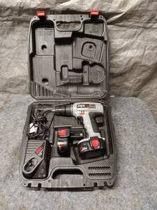 lot 66 image: SKIL 14.4V High Performance Cordless Drill Set with Charger and Batteries