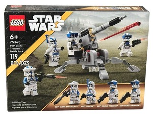 lot 005 image: BRAND NEW, SEALED IN BOX  LEGO Set # 75345  Name of LEGO Set  Star Wars 501st Clone Troopers Battle Pack   Year 2023