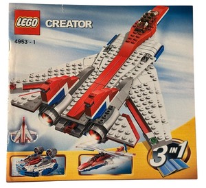 lot 092 image: LEGO Creator Fast Flyers 4953, Instruction Manual