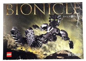 lot 175 image: LEGO BIONICLE Onua Nuva 8566  INSTRUCTION MANUAL