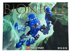 lot 170 image: LEGO Bionicle Gali 8533  INSTRUCTION MANUAL