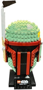 lot 036 image: LEGO Star Wars Boba Fett Helmet  Year 2020