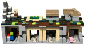 lot 137 image: LEGO Minecraft Micro World The Village  Year 2013