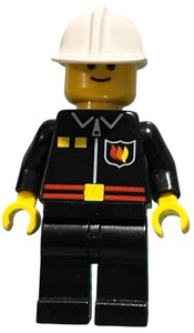 lot 072 image: Vintage LEGO Town Firefighter MINIFIGURE FIREC009  Year 1994