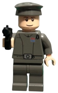 lot 075 image: LEGO Star Wars Imperial Officer MINIFIGURE with a Weapon  Year 2015