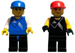 lot 159 image: LEGO Soccer Goalie MINIFIGURE SOCS132sSOC130S - Qty 2