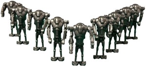 lot 191 image: LEGO Super Battle Droid MINIFIGURE Blaster Arm Bundle - Qty 9