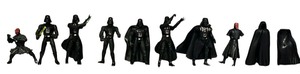 lot 210 image: Star Wars Action Figures Darth Vader  Darth Maul - Qty 10pcs