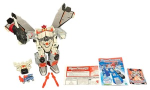lot 222 image: Transformers Armada Jetfire Action Figure  Year 2002
