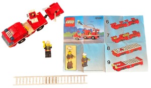 lot 143 image: LEGO Blaze Battler Fire Truck  Year 1991